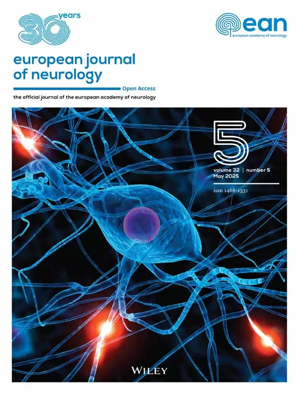 Cover image of the European Journal of Neurology