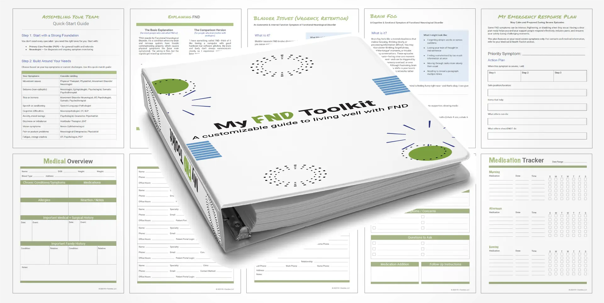 Toolkit image with page examples
