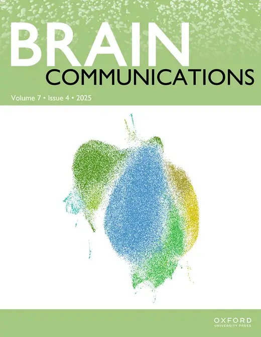 Cover image of Brain Communications journal